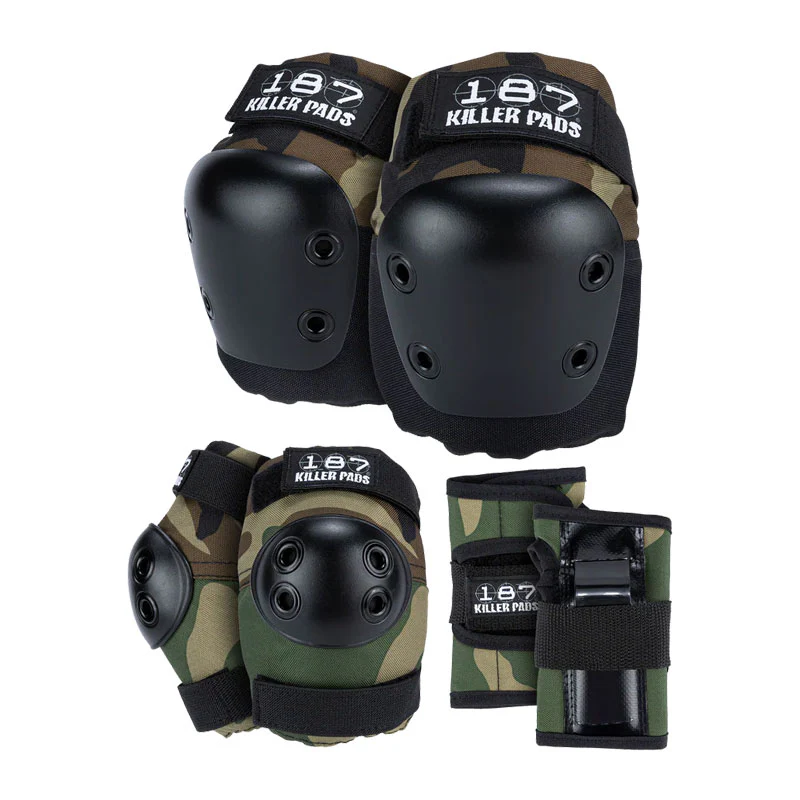 187 Kids' Six Pack Pad Set Camo