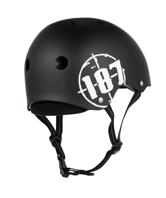 187 Low Pro Certified Helmet - Matte Black - Image 2