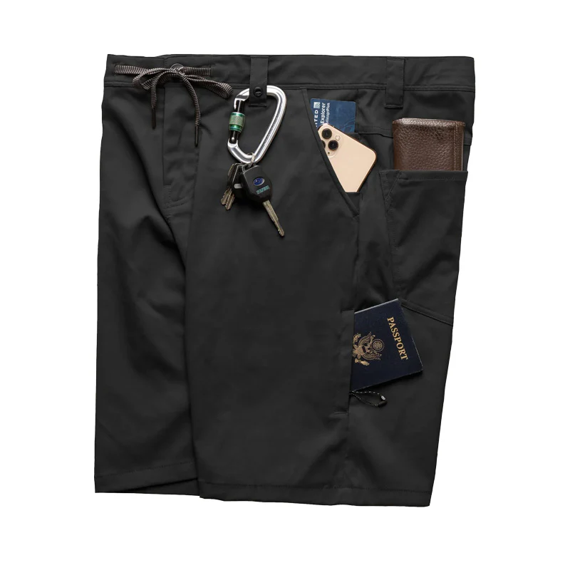 686 Everywhere Hybrid Relaxed Short Black - Image 3