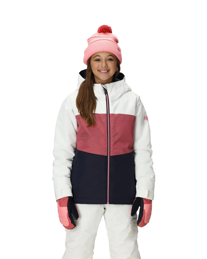 686 Kids' Athena Insulated Jacket Rosewood Colorblock 2026