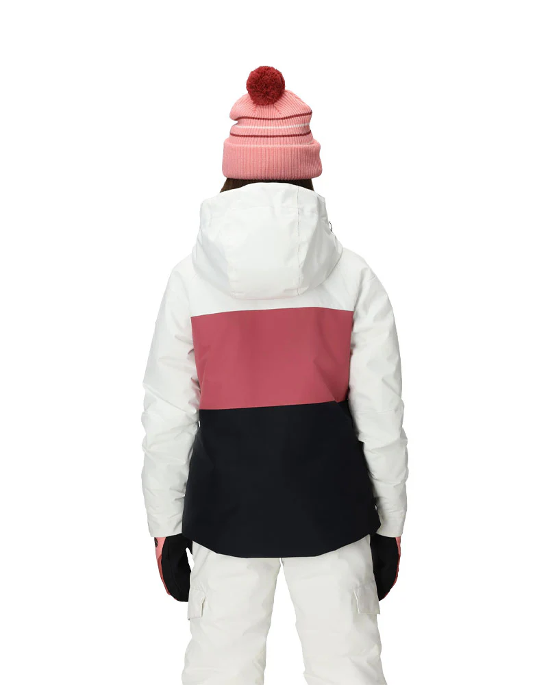 686 Kids' Athena Insulated Jacket Rosewood Colorblock 2026 - Image 2