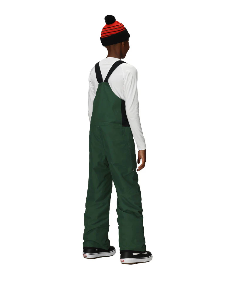 686 Kids' Frontier Insulated Bib Pant Moss Green 2026 - Image 2