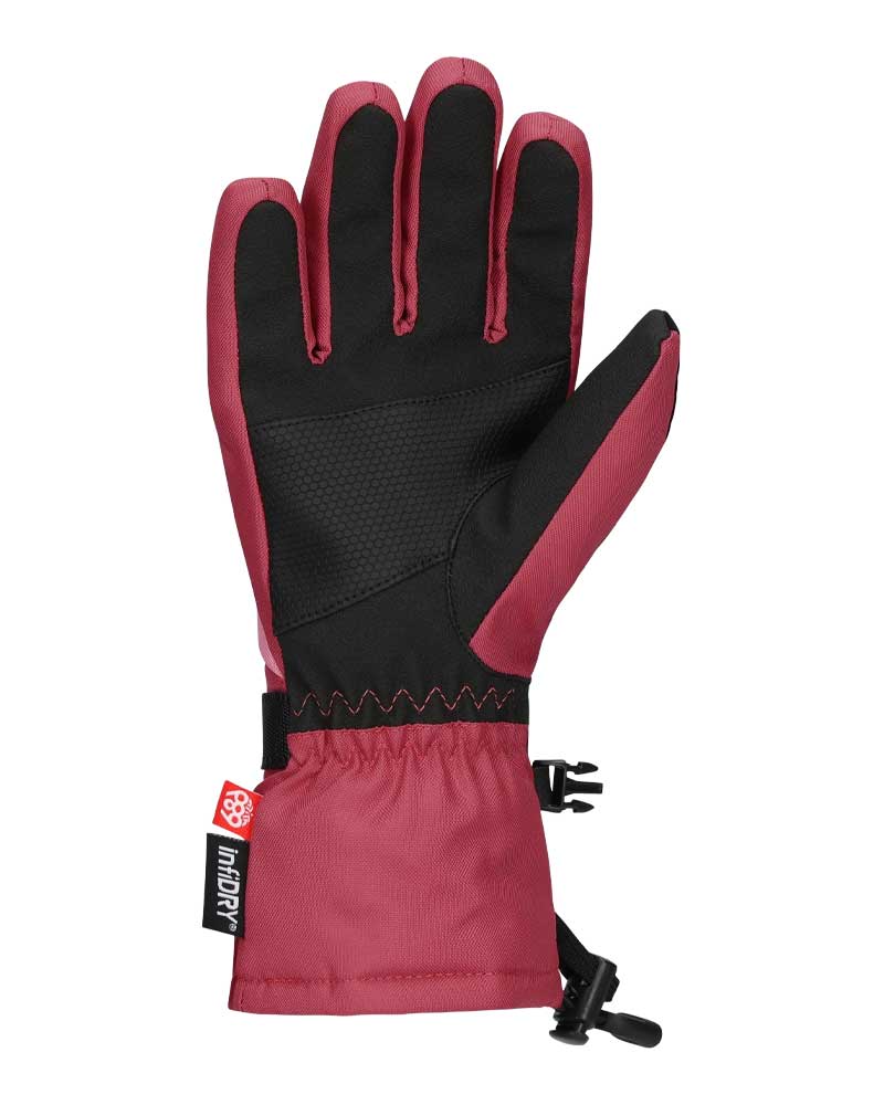 686 Kids' Heat Insulated Glove Rosewood 2026 - Image 2