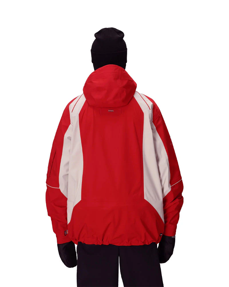 686 Men's 2002 X3 Shell Jacket True Red Colorblock 2026 - Image 2