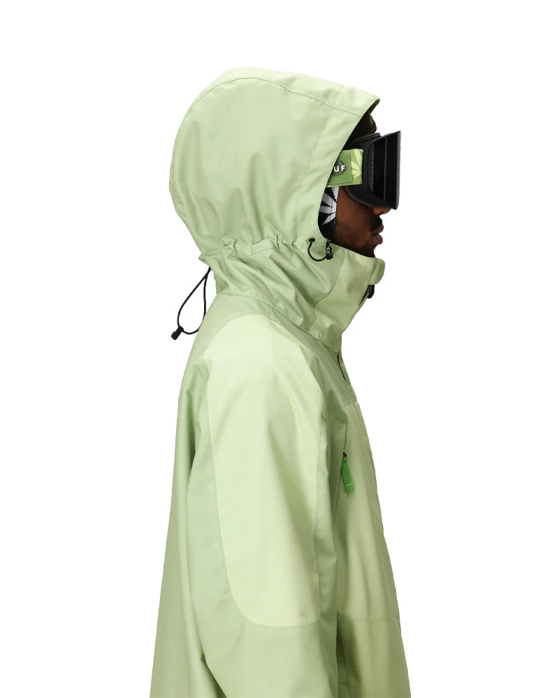 686 Men's 686 Huf Double H Shell Jacket Huf Green Colorblock 2026 - Image 6