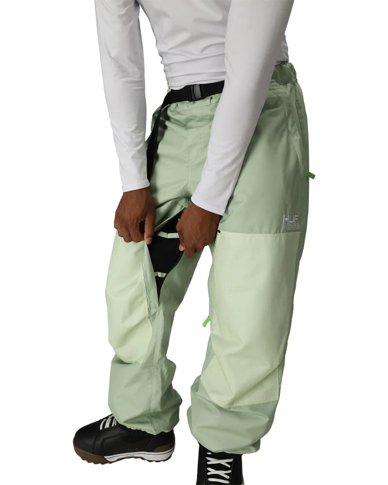 686 Men's 686 Huf Double H Shell Pant Huf Green Colorblock 2026 - Image 4