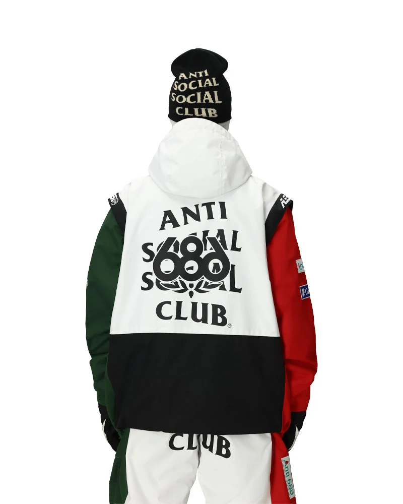 686 Men's Assc F1 Shell Anorak Assc White Colorblock 2026 - Image 2