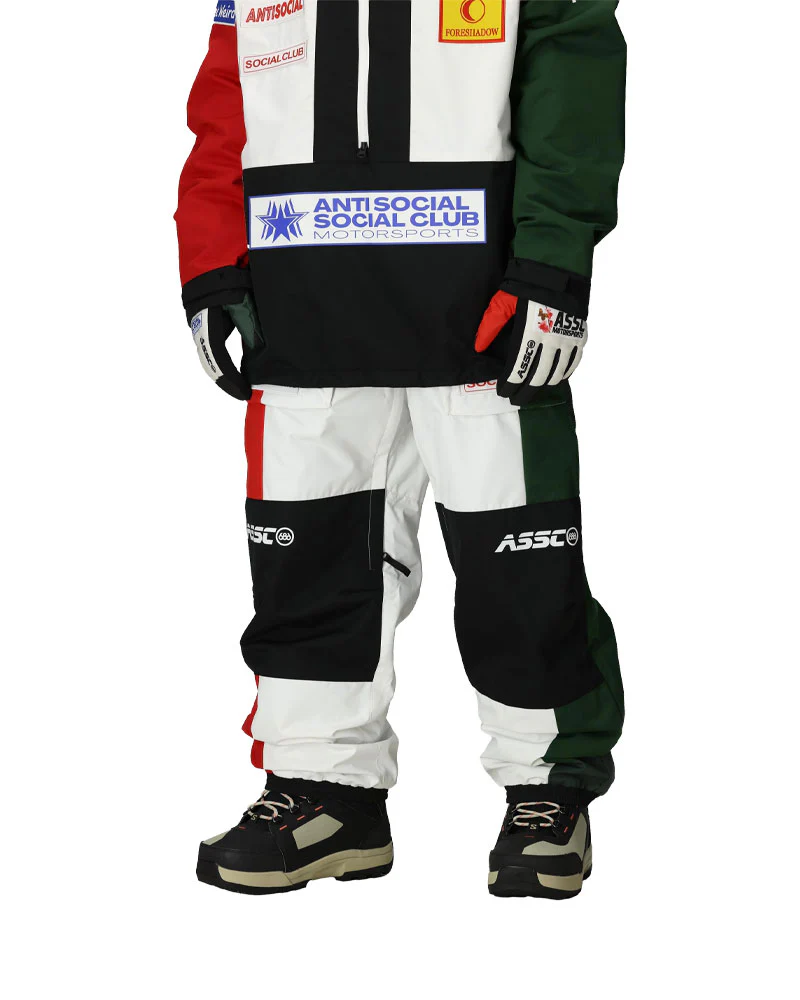 686 Men's Assc F1 Shell Pant Assc White Colorblock 2026 - Image 3