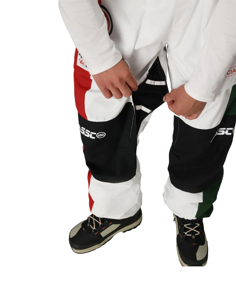 686 Men's Assc F1 Shell Pant Assc White Colorblock 2026 - Image 4