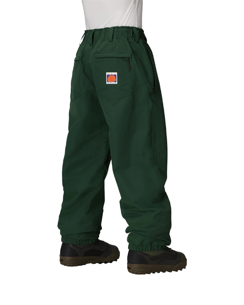 686 Men's Dojo Shell Pant Moss Green Ripstop 2026 - Image 2
