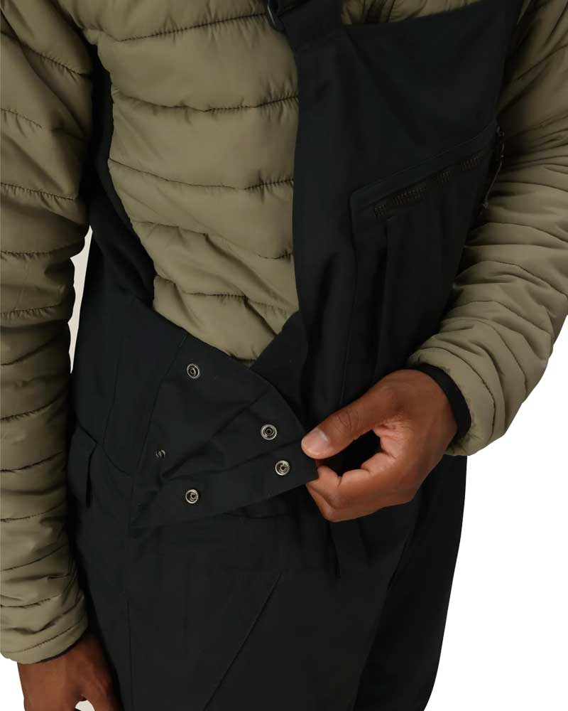 686 Men's Hot Lap Insulated Bib Black 2026 - Image 3