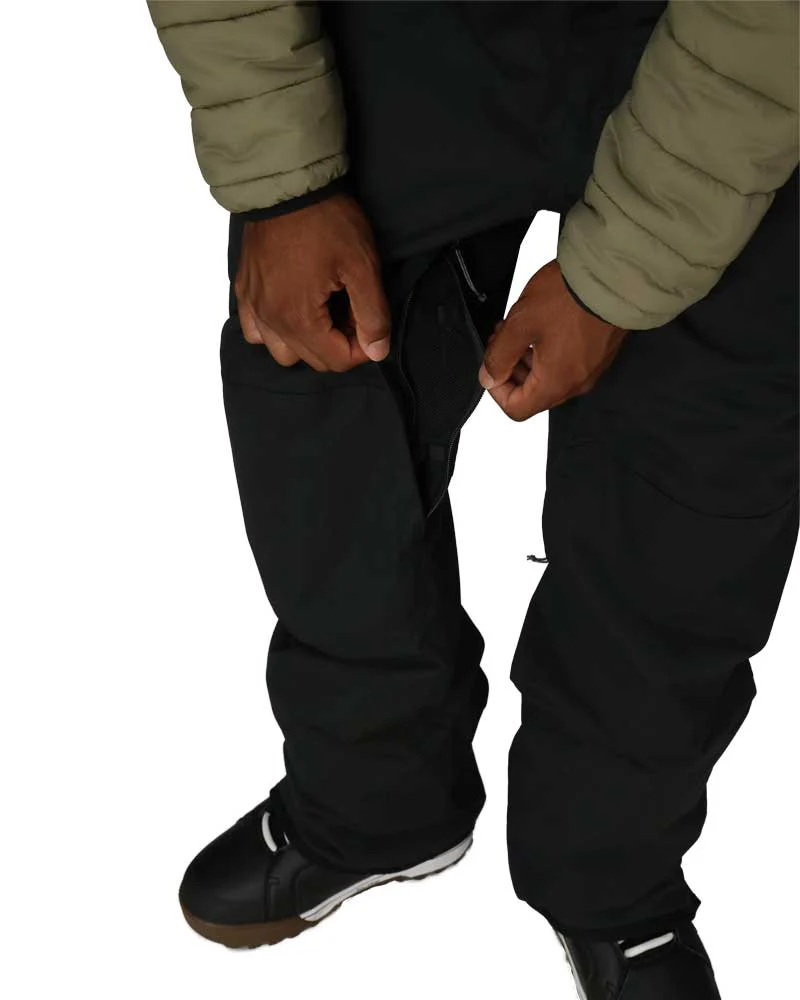686 Men's Hot Lap Insulated Bib Black 2026 - Image 4
