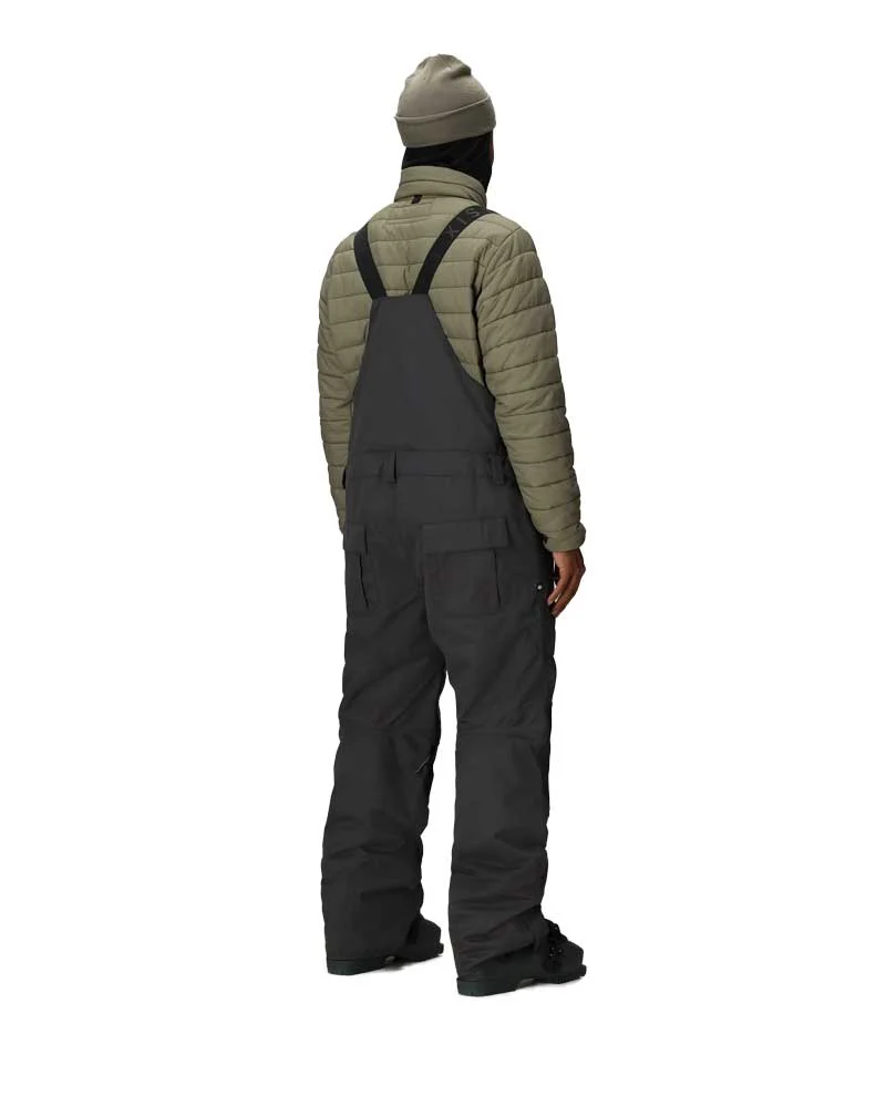 686 Men's Hot Lap Insulated Bib Charcoal Colorblock 2026 - Image 2