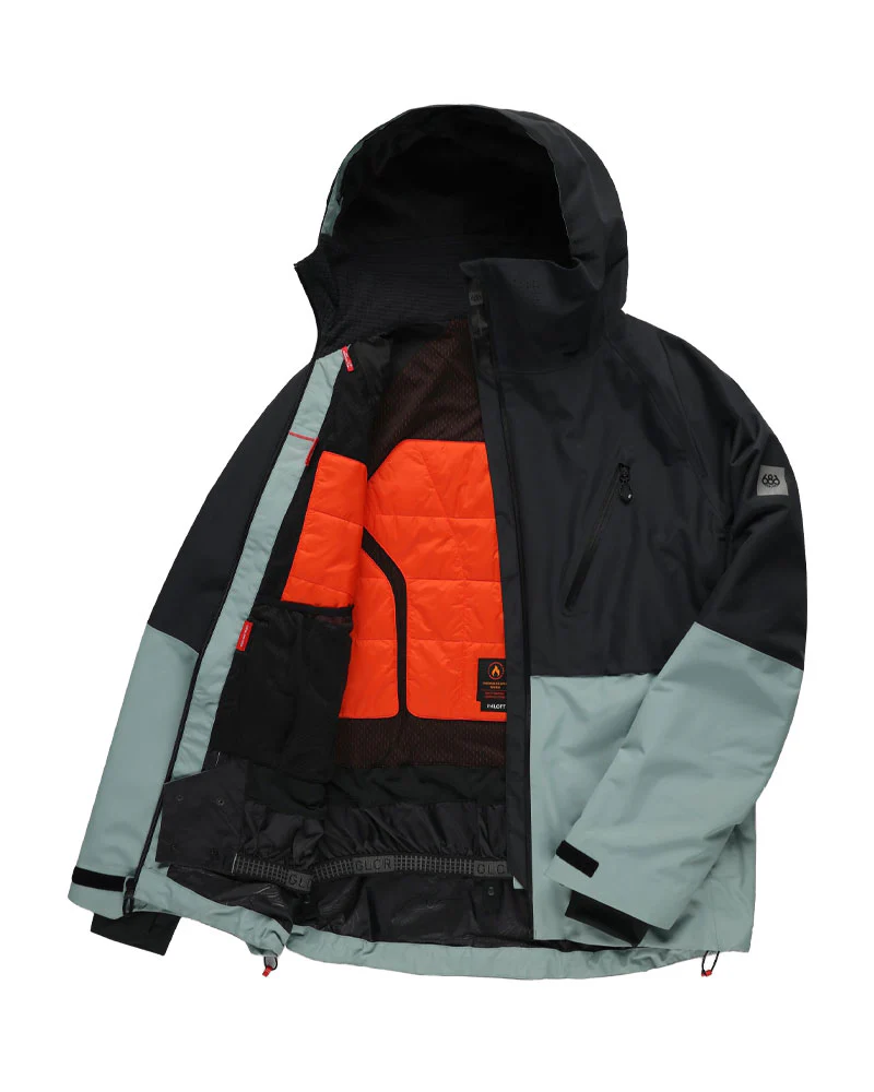 686 Men's Hydra Thermagraph® Jacket Dusty Marine Colorblock 2026 - Image 3
