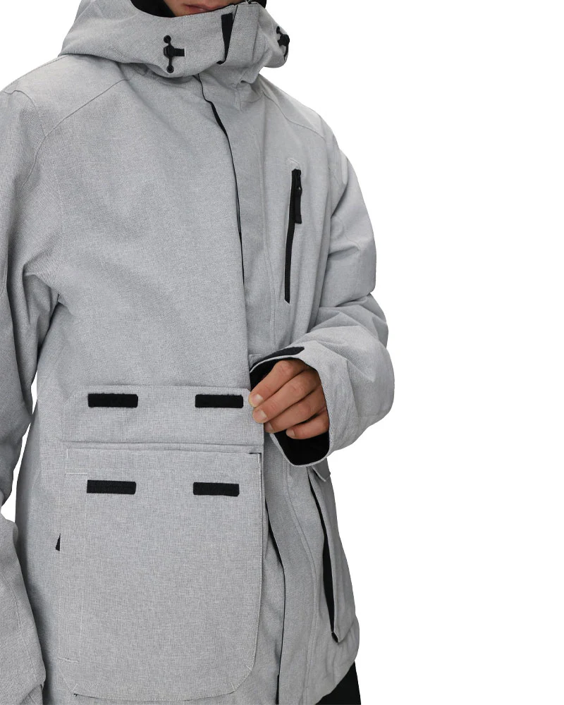 686 Men's Nightline Insulated Jacket Limestone Dobby 2026 - Image 3