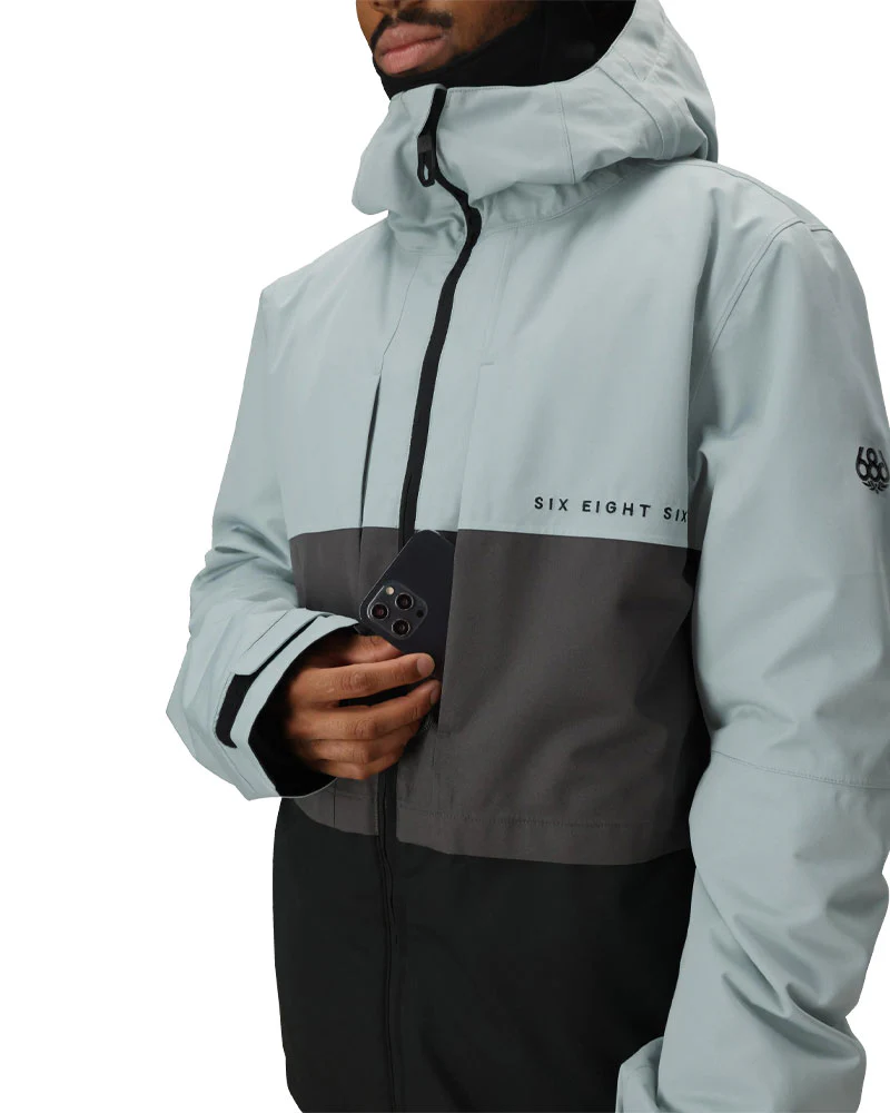 686 Men's Smarty 3-In-1 Form Jacket Dusty Marine Colorblock 2026 - Image 5