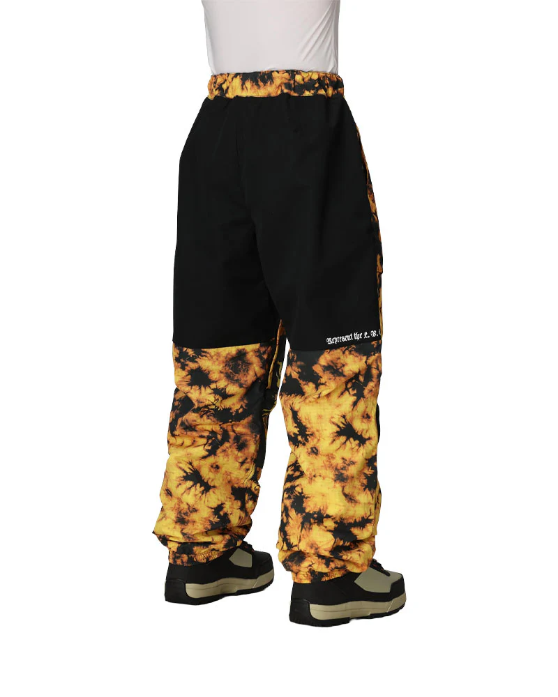 686 Men's Sublime Shell Pants Sublime Orange Tie Dye 2026 - Image 2
