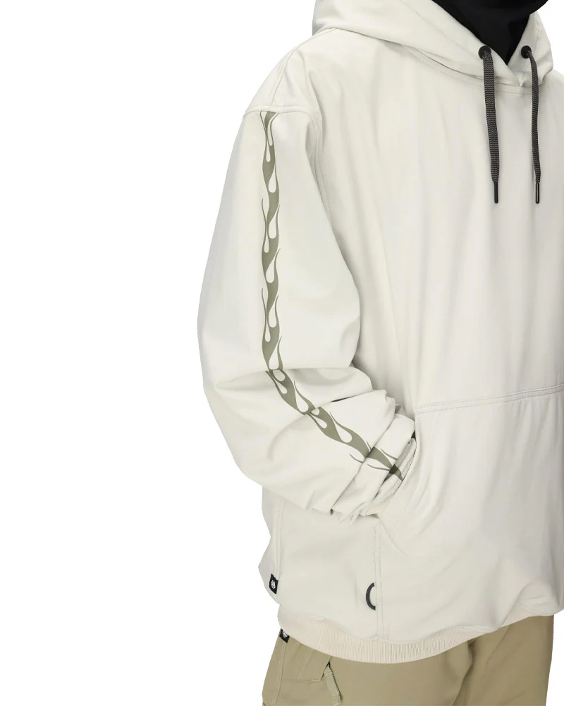 686 Men's Waterproof Team Hoodie Limestone 2026 - Image 3