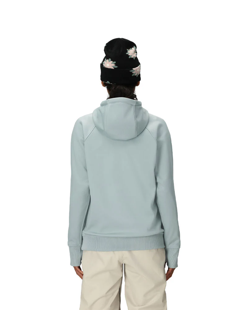 686 Women's Bonded Fleece Pullover Hoodie Dusty Marine 2026 - Image 2
