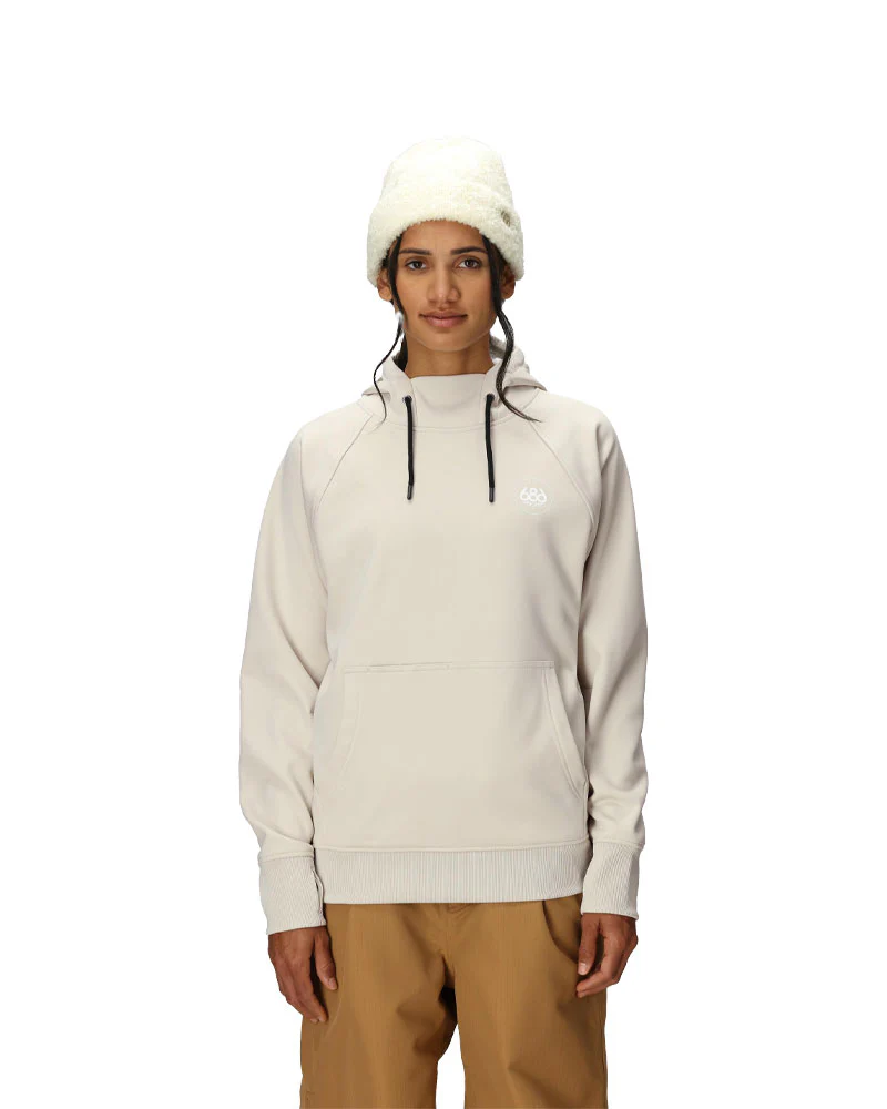 686 Women's Bonded Fleece Pullover Hoodie Limestone 2026