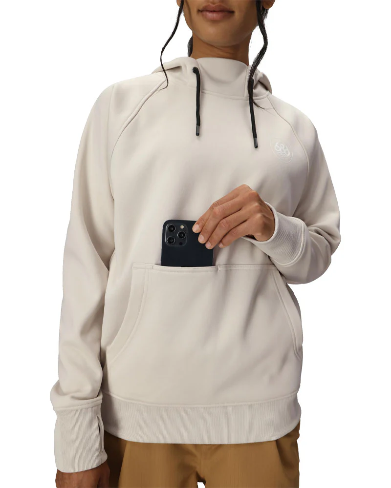 686 Women's Bonded Fleece Pullover Hoodie Limestone 2026 - Image 3