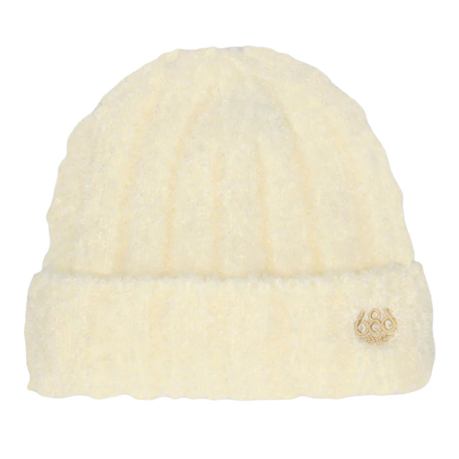 686 Women's Fuzzy Beanie White 2026