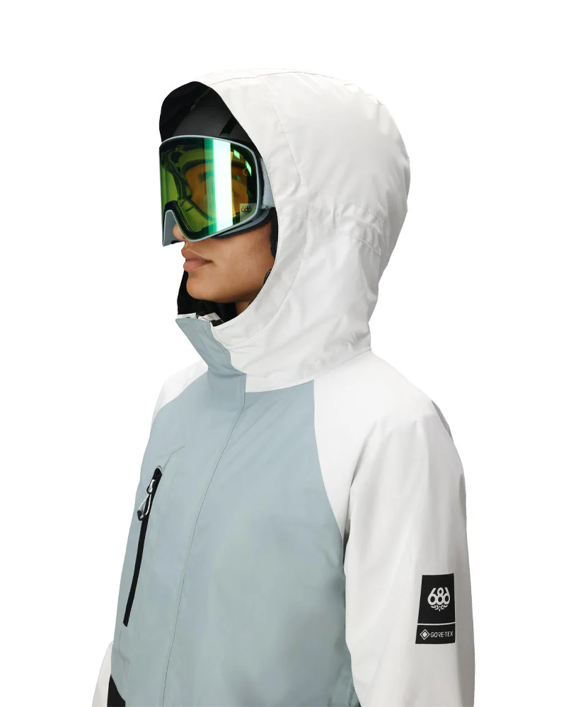 686 Women's Gore-Tex Willow Insulated Jacket Dusty Marine Clrblk 2026 - Image 4
