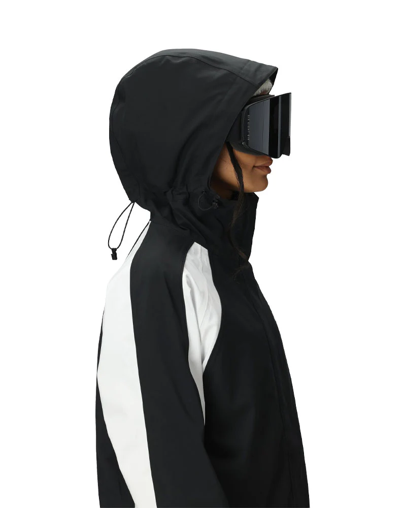 686 Women's Hologram Shell Jacket Black Colorblock 2026 - Image 3