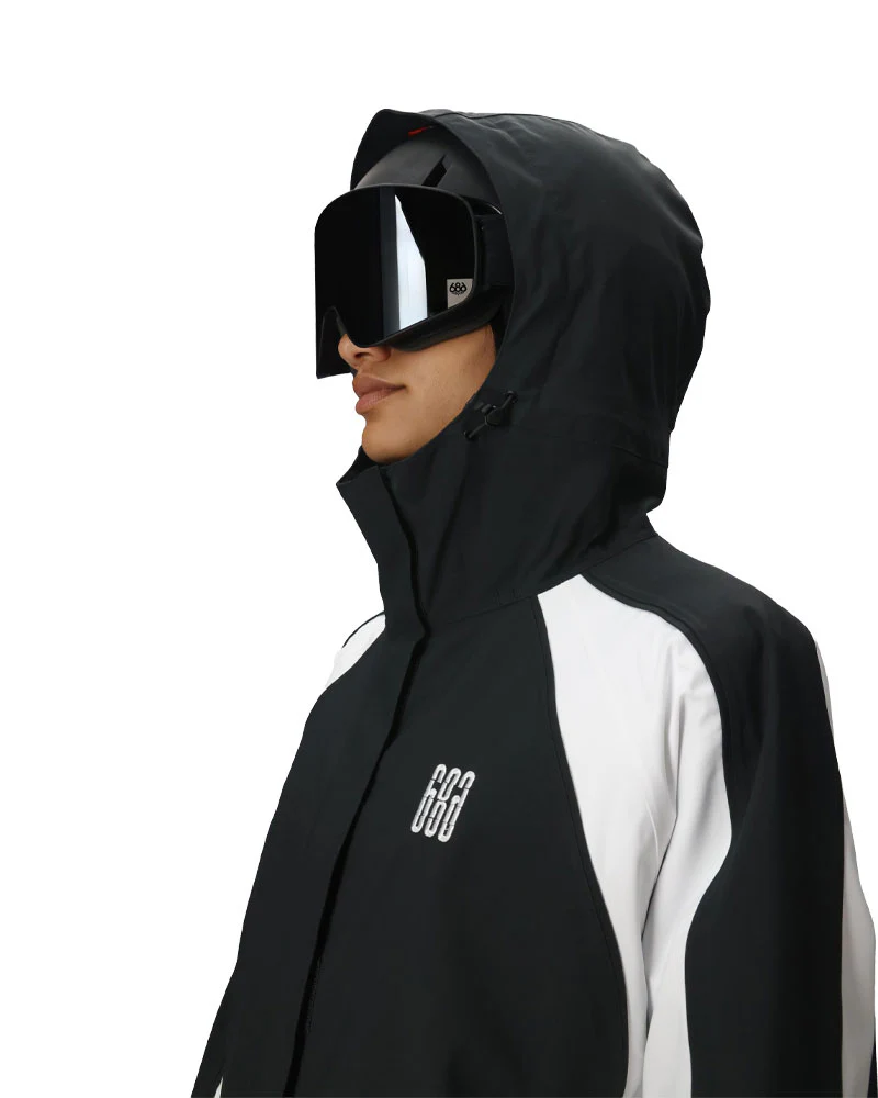 686 Women's Hologram Shell Jacket Black Colorblock 2026 - Image 4