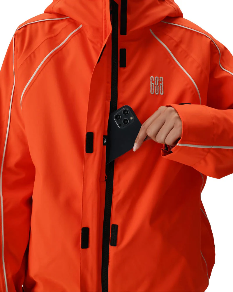 686 Women's Hologram Shell Jacket Flare 2026 - Image 6