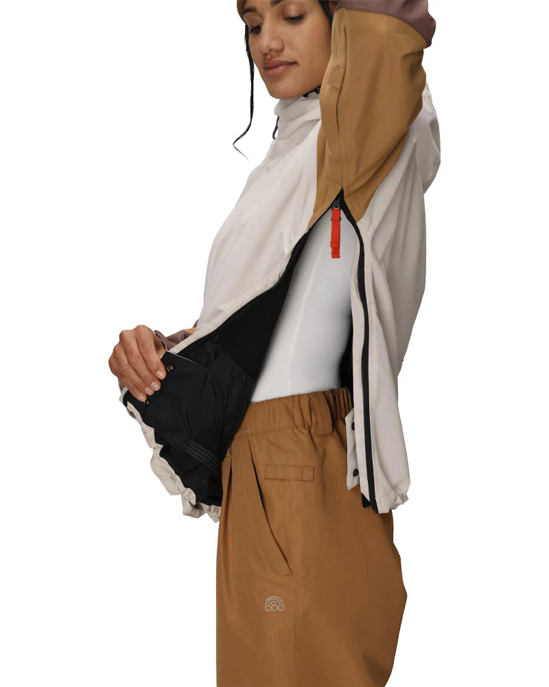 686 Women's Outline Shell Anorak Limestone Colorblock 2026 - Image 4