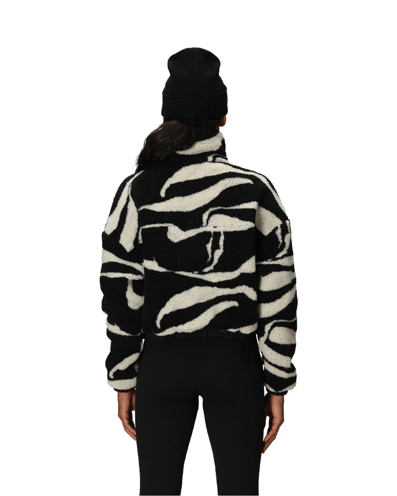 686 Women's Outpost Sherpa Jacket Black Vapors 2026 - Image 2