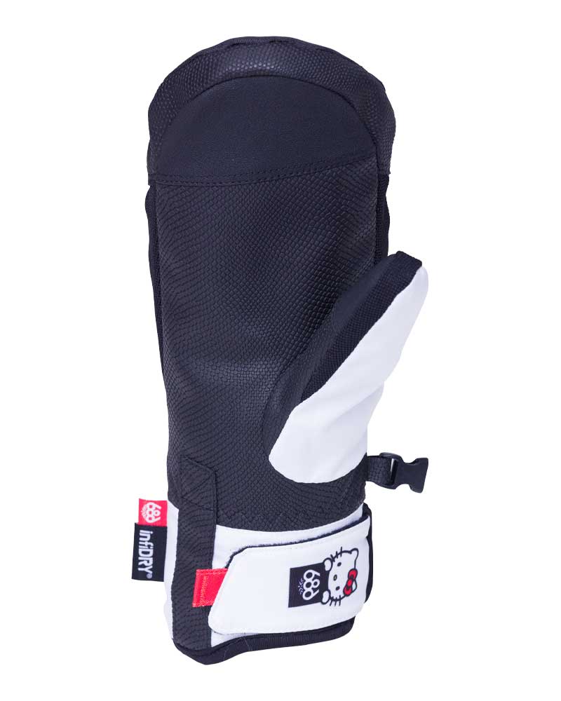 686 Women's Revel Mitt Hello Kitty White 2026 - Image 2