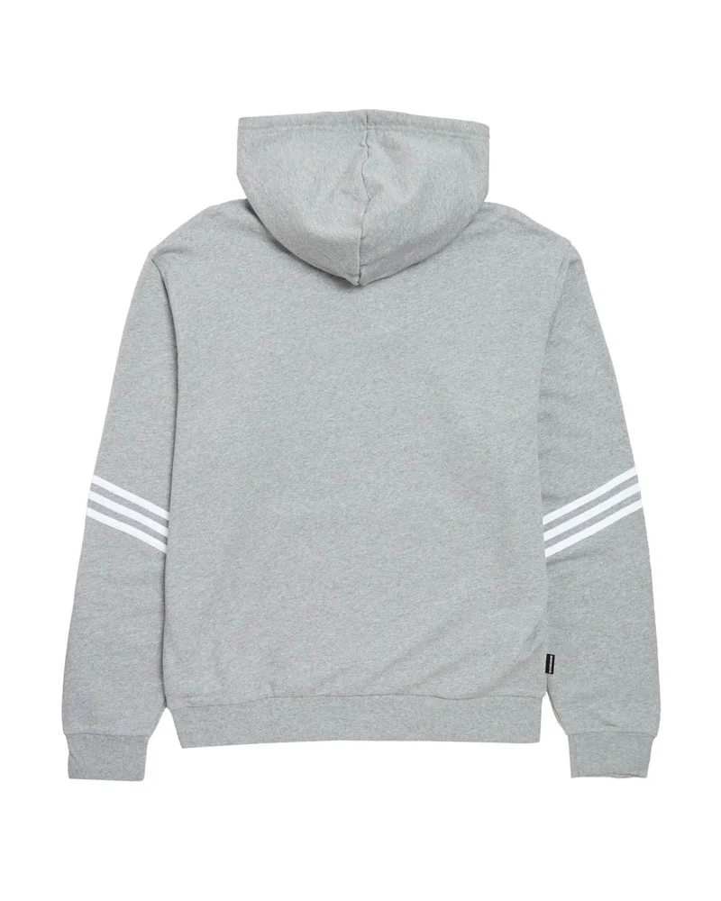 Adidas Classic Skate Hoodie Medium Grey Heather/White - Image 2