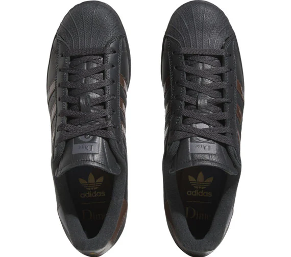 Adidas Dime x Superstar ADV - Carbon Brown - Image 2