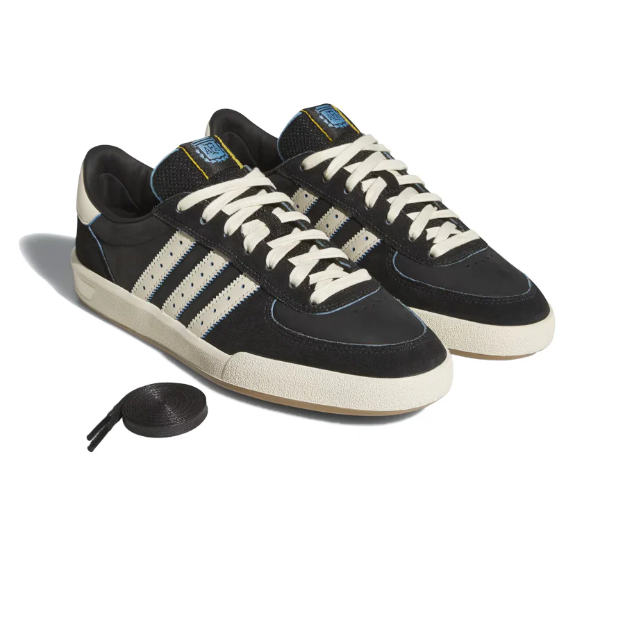 Adidas Glenburn X Thrasher Shoe Black/White/Gum - Image 7
