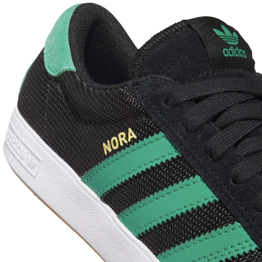 Adidas Nora - Black/Court Green/White - Image 6