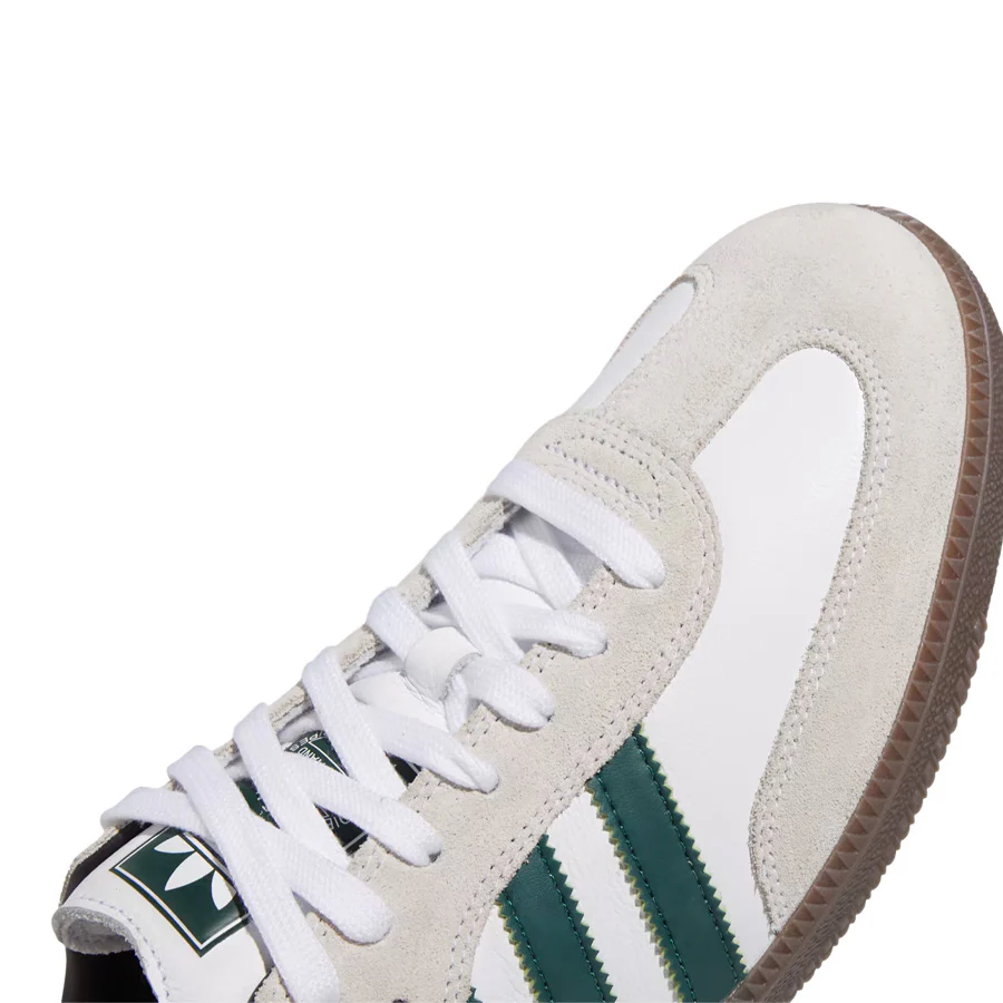 Adidas Samba Adv - Cloud White/Collegiate Green/Cloud White - Image 7