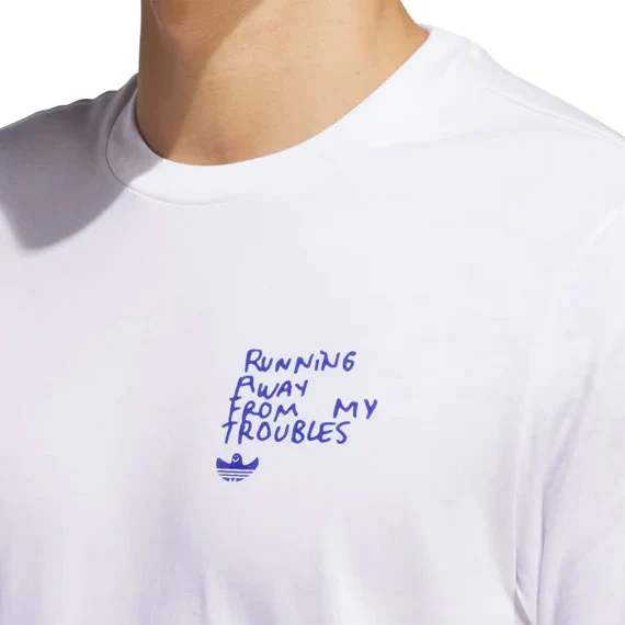 Adidas Shmoo I'm Fast T-Shirt - White - Image 3