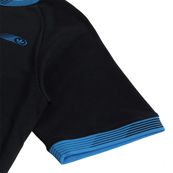 Adidas Skate Form T-Shirt Black/Lucid Ray Blue - Image 3