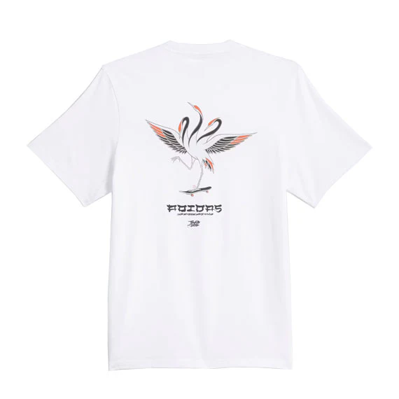 Adidas Temple of Skate Crane T-Shirt White/Black - Image 2