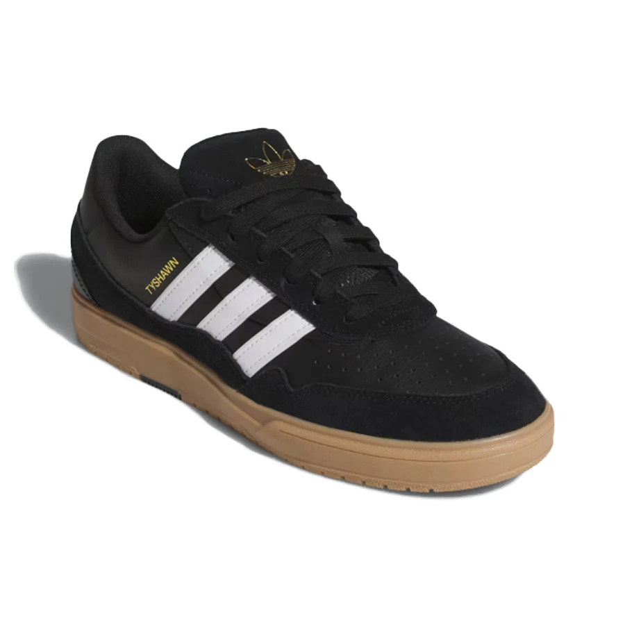 Adidas Tyshawn II Shoe Core Black/White/Gum - Image 2