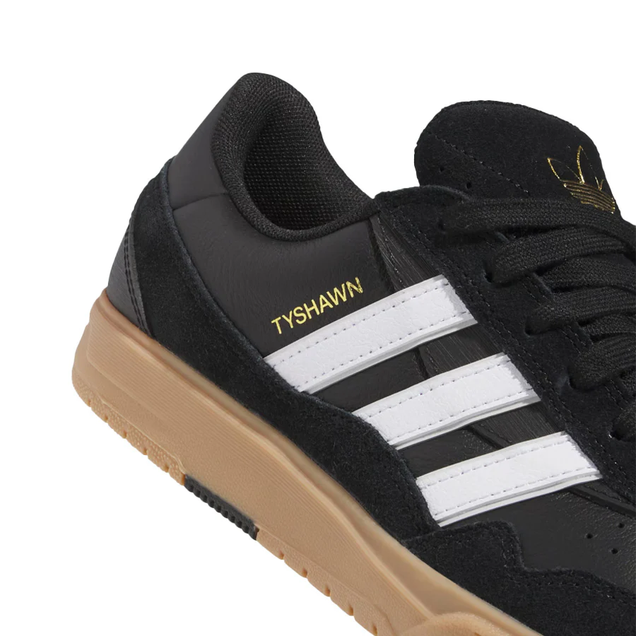 Adidas Tyshawn II Shoe Core Black/White/Gum - Image 5