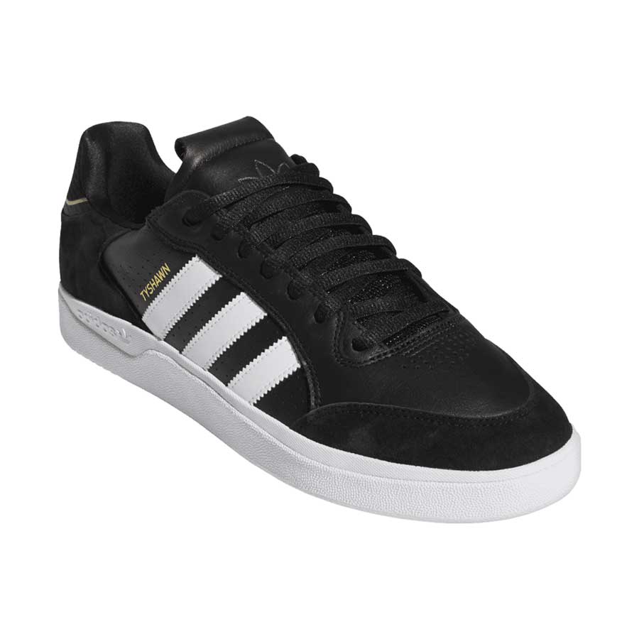 Adidas Tyshawn Low - Black/White/Gold - Image 2
