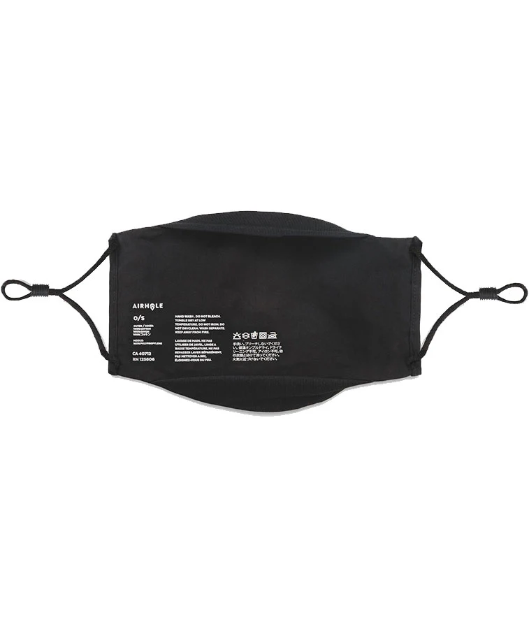 Airhole Daily Advanced Face Mask 5-Pack Black - Image 3