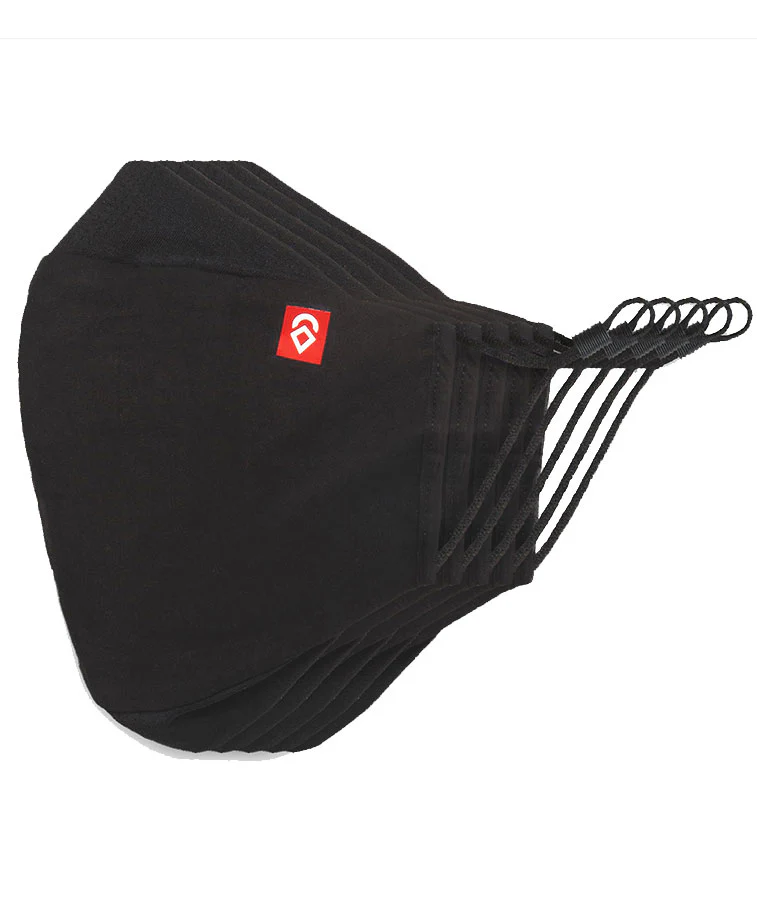 Airhole Daily Advanced Face Mask 5-Pack Black - Image 4