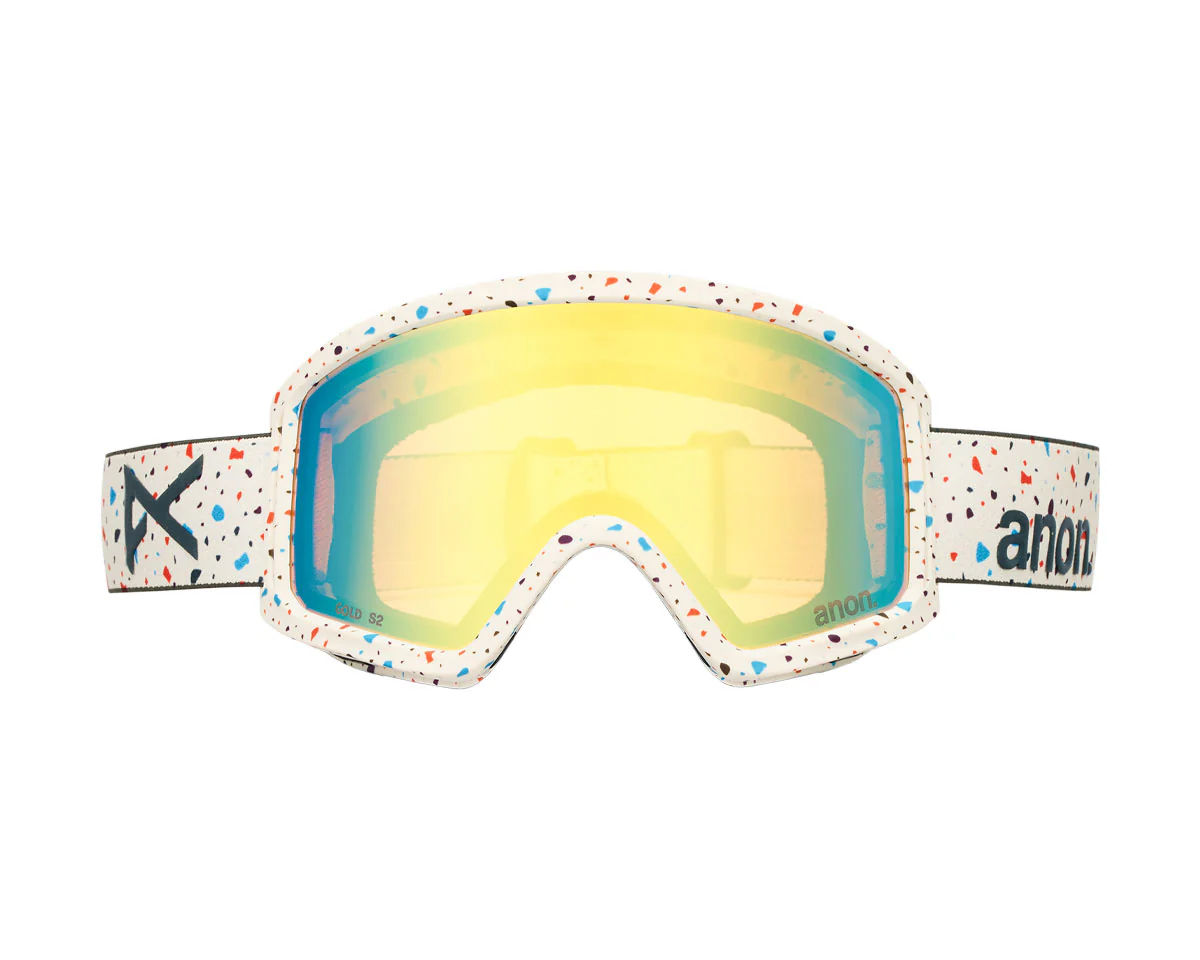Anon Kids' Tracker 2.0 Goggle Speckles/Gold Amber + MFI Face Mask 2026 - Image 3