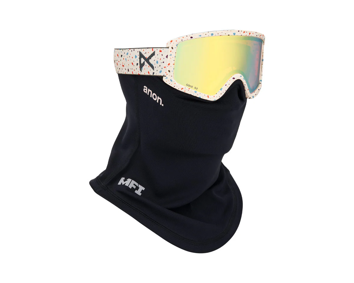 Anon Kids' Tracker 2.0 Goggle Speckles/Gold Amber + MFI Face Mask 2026 - Image 5