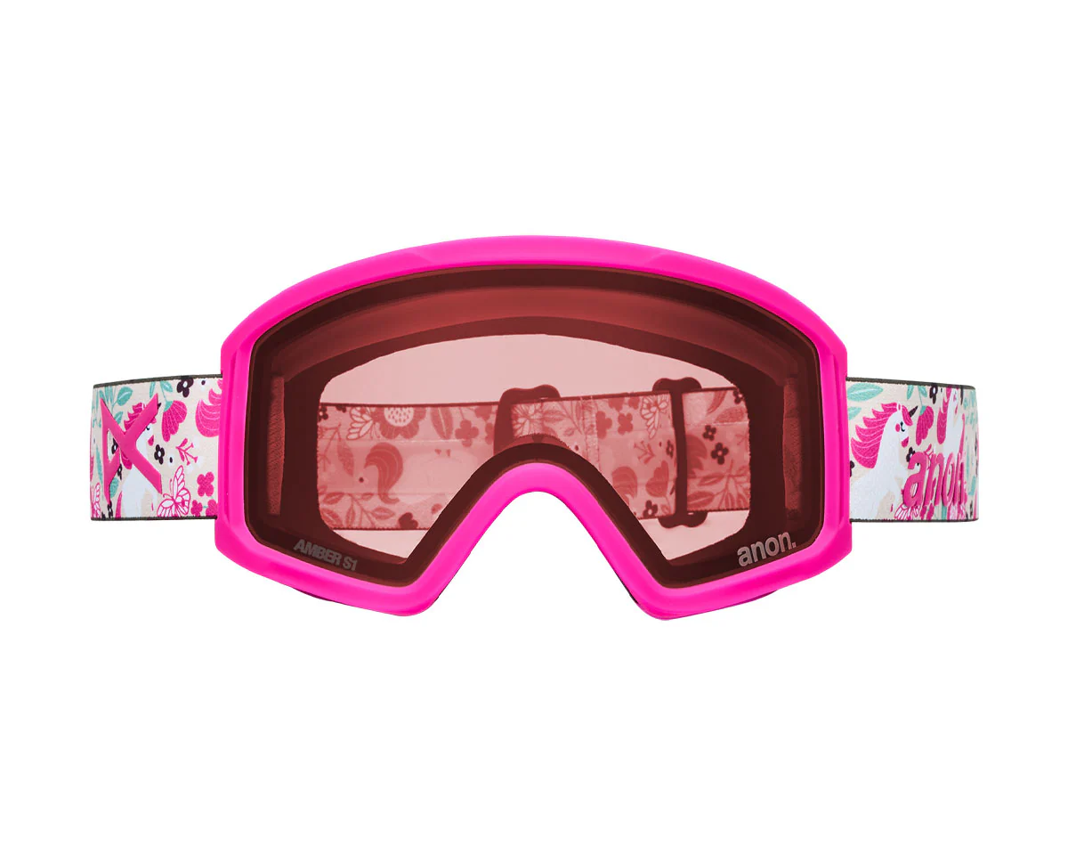 Anon Kids' Tracker 2.0 Goggle Unicorns/Pink Amber + MFI Face Mask 2026 - Image 3