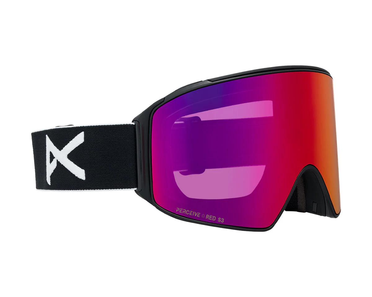 Anon M4 Goggle Black/Perceive Sunny Red + Bonus Lens + MFI Face Mask 2026